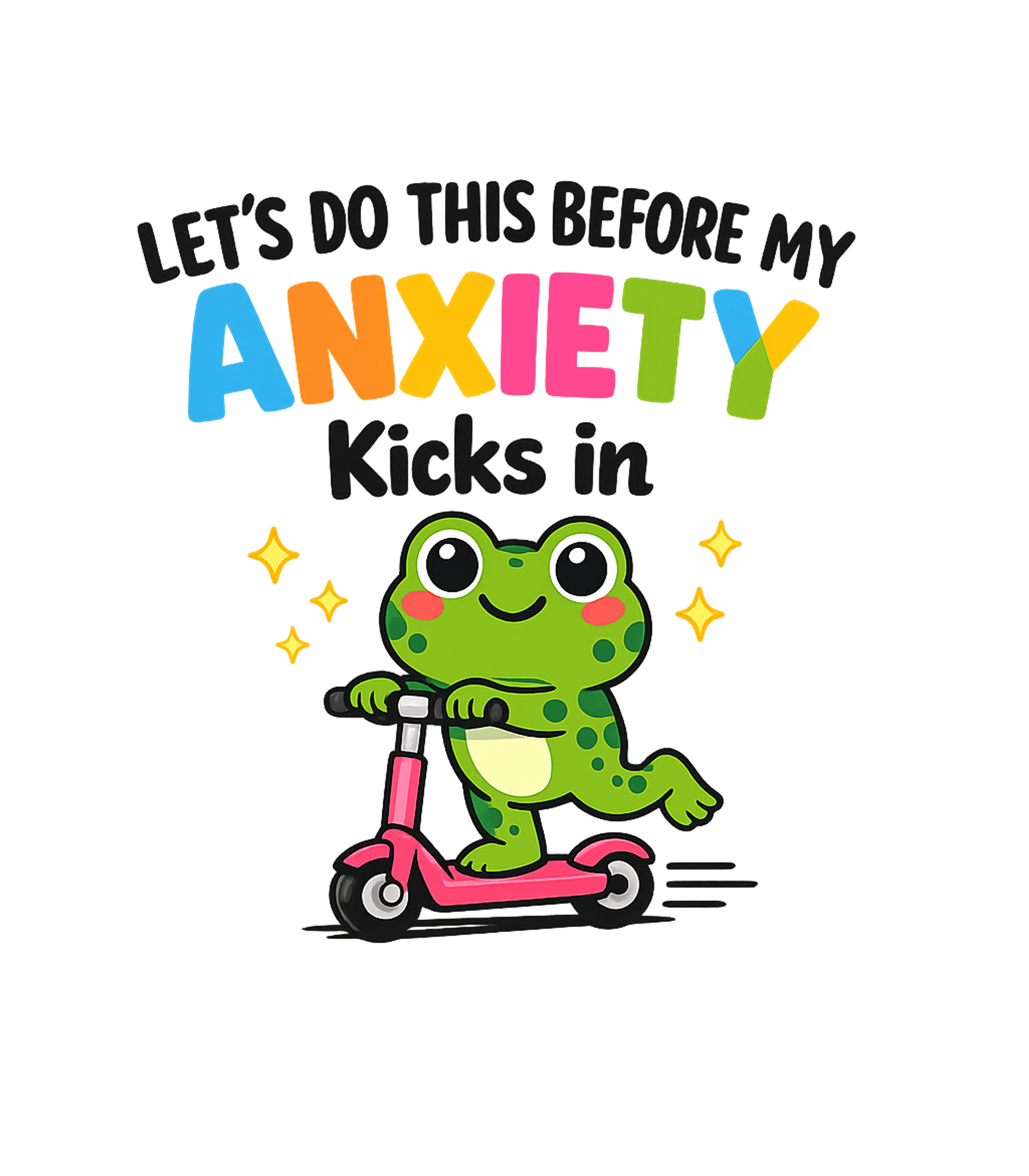 Anxiety Frog Graphic Tee