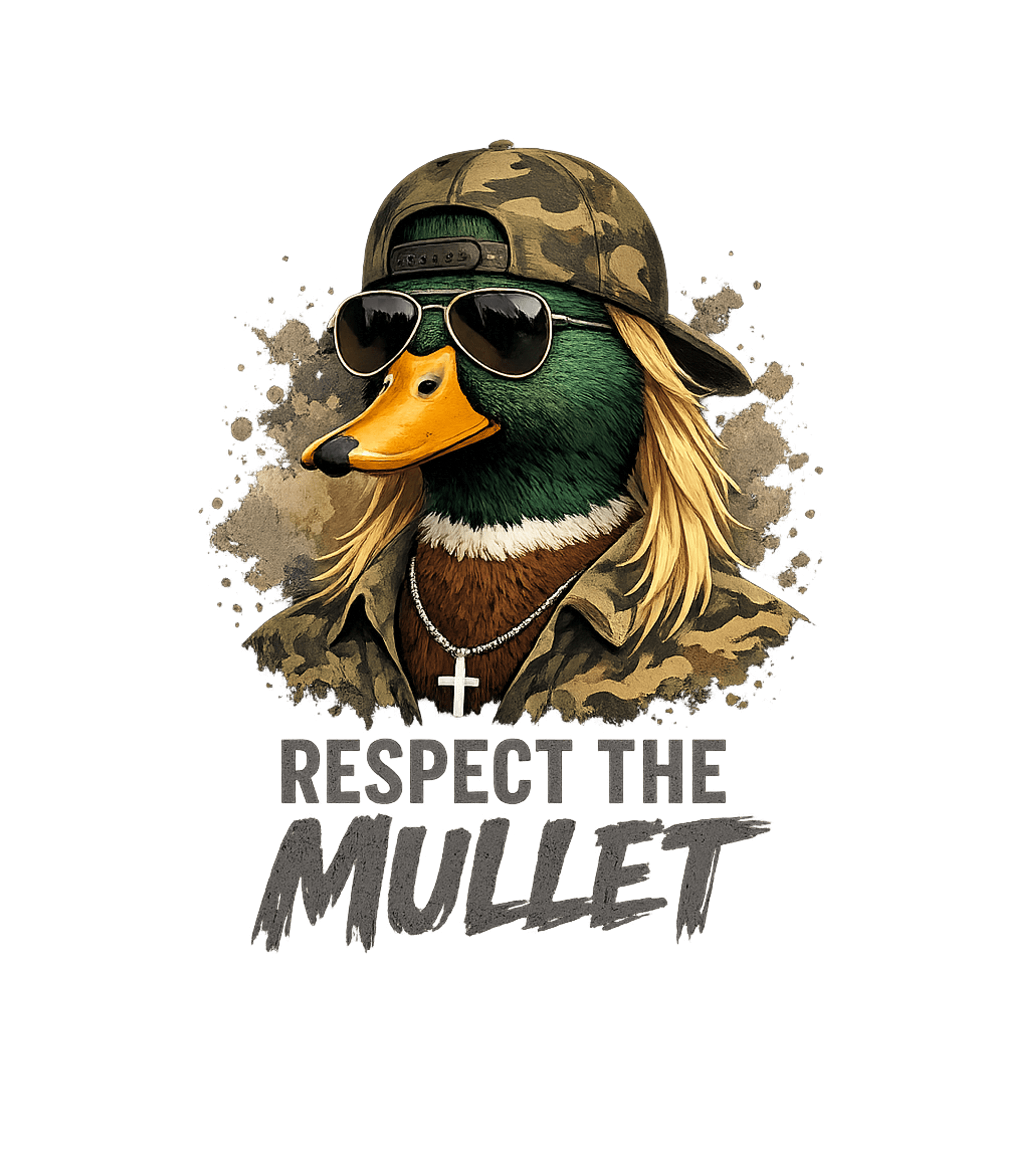Respect The Mullet Graphic Tee