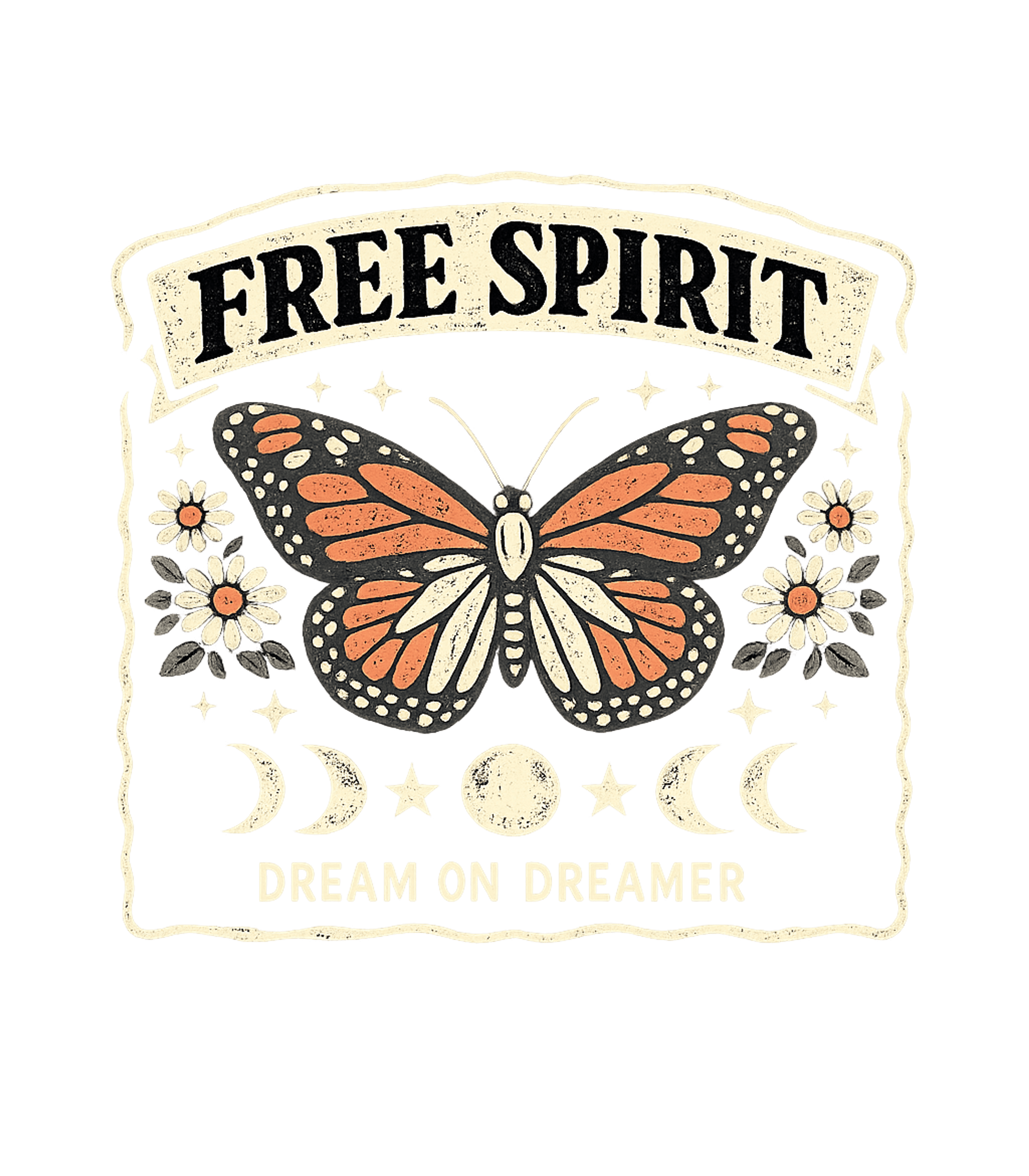 Free Spirit Dreamer Graphic Tee - Pepper