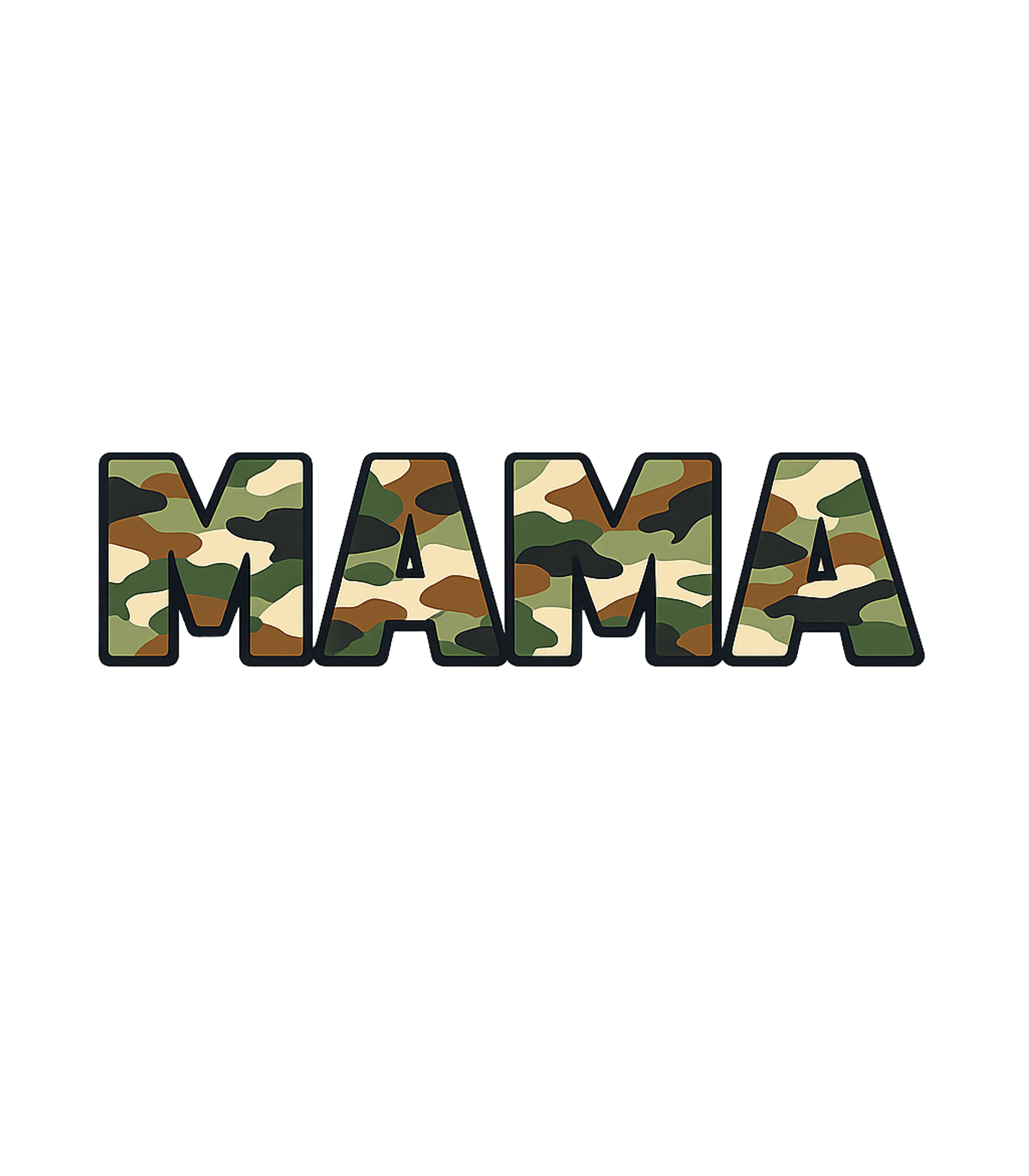 Camo Mama Graphic Tee