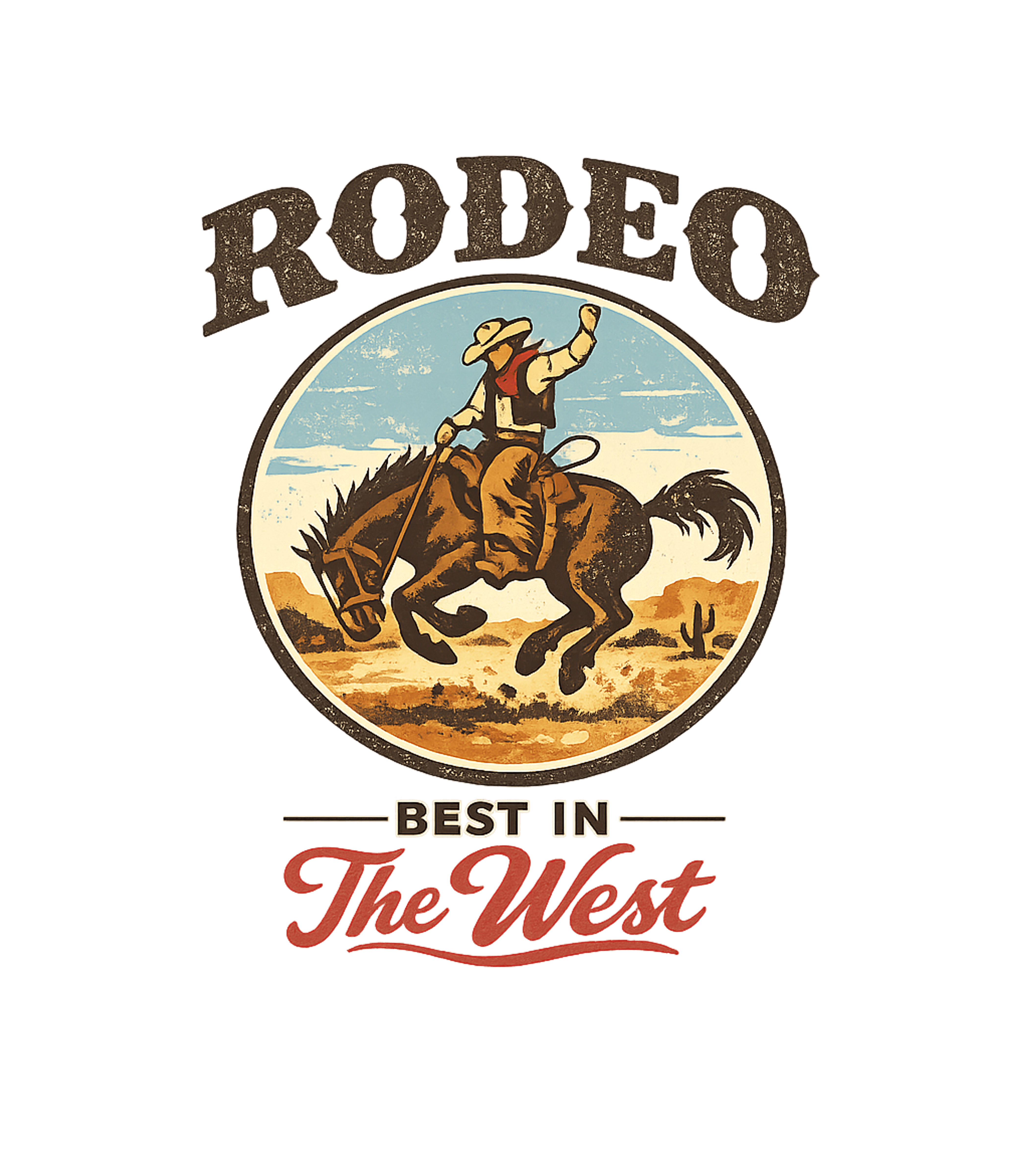 Best In The West Rodeo Graphic Tee