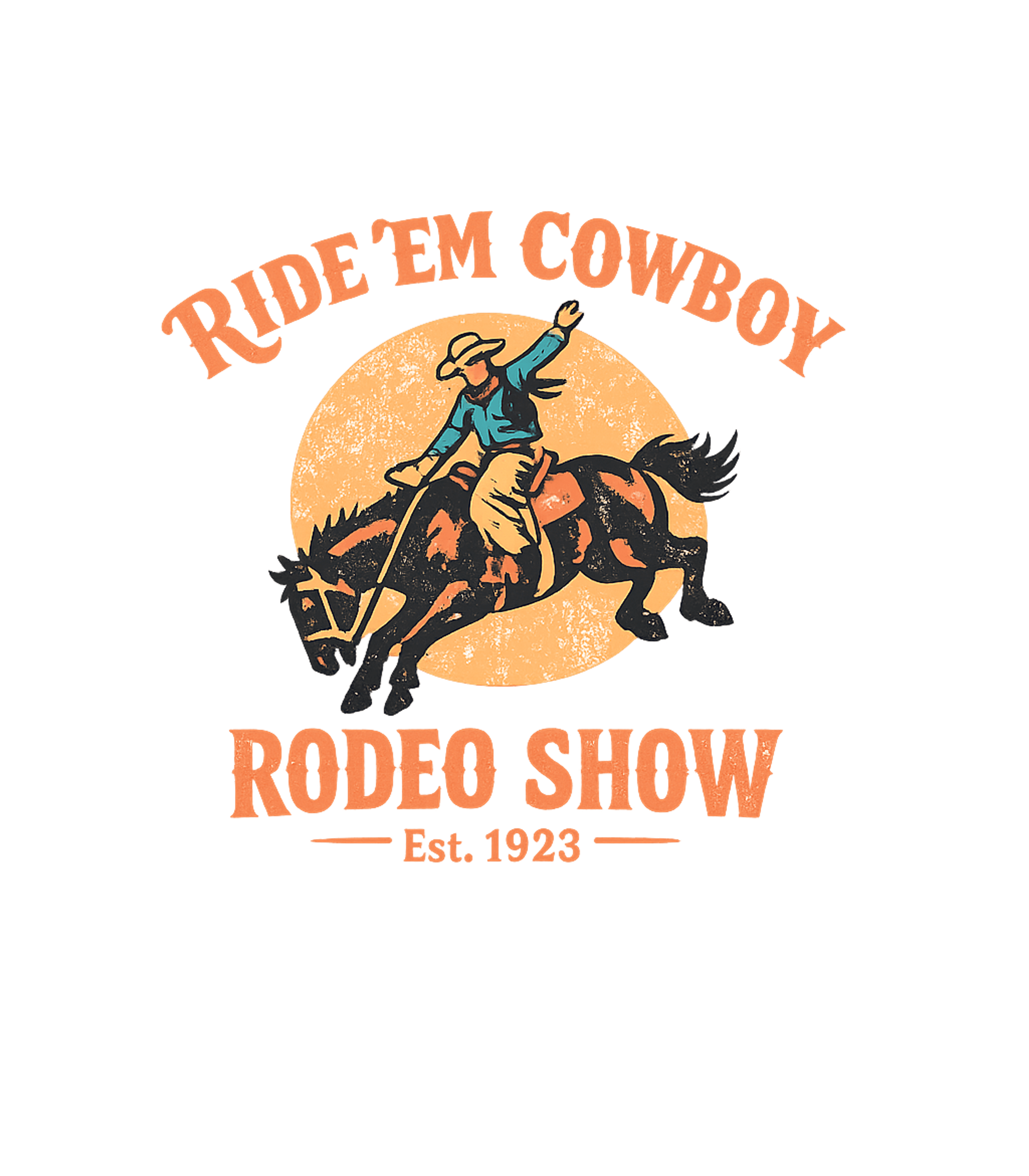 Rodeo Show Mineral Washed Graphic Tee