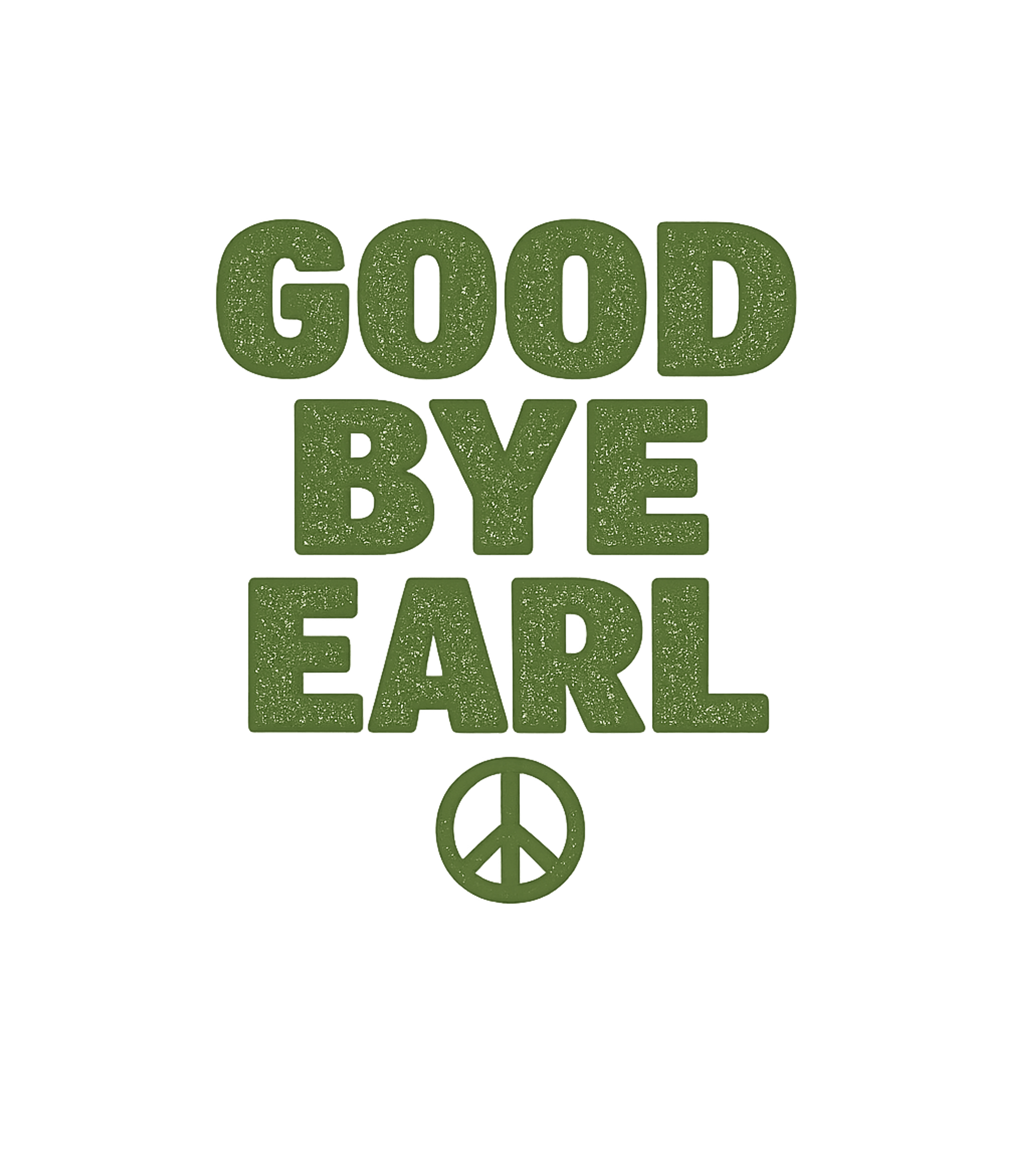Goodbye Earl Peace Symbol