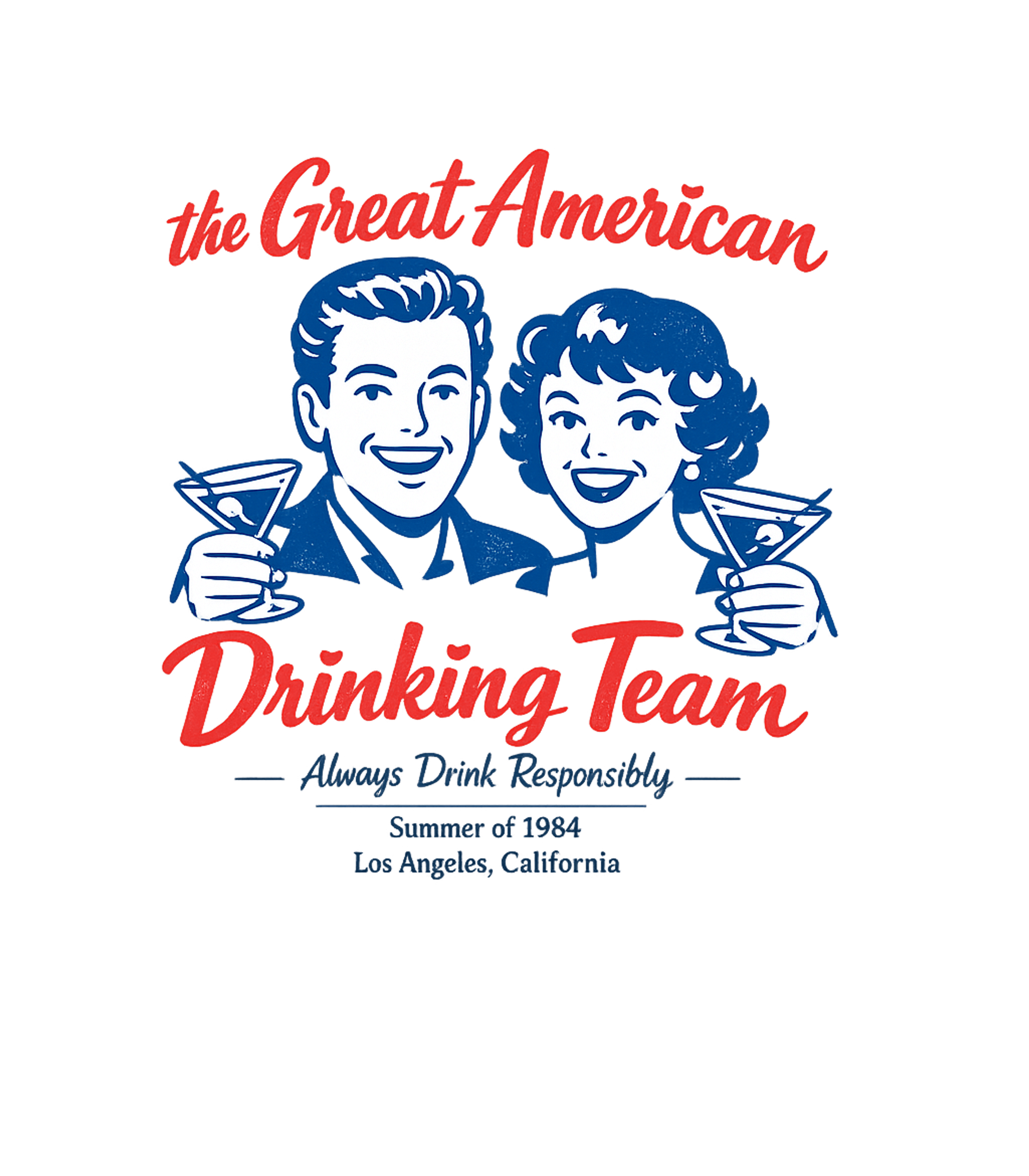 Great American Drinking Team Oversized Graphic Tee