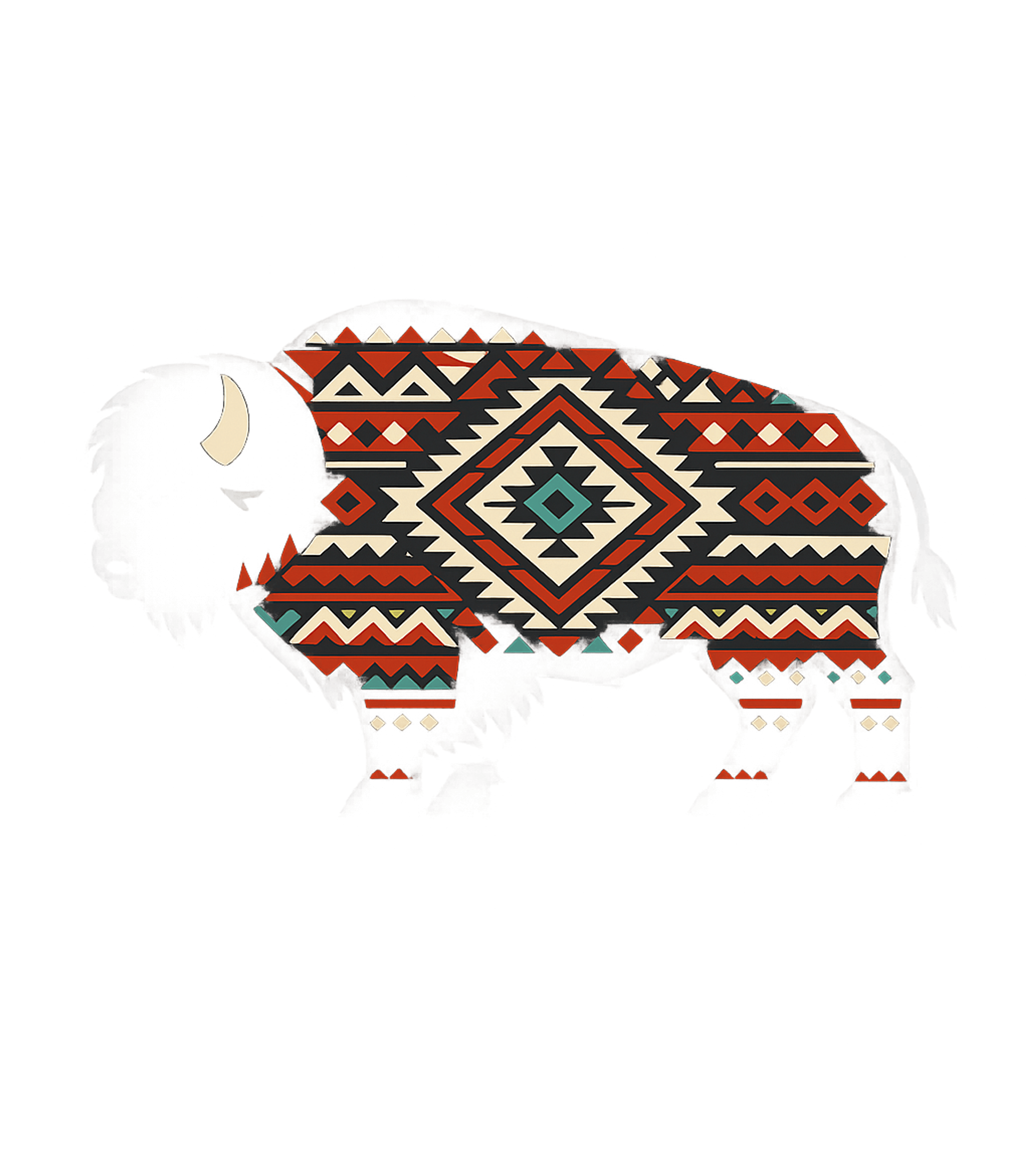 Aztec Bison Graphic Tee