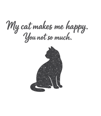 Cat Makes Me Happy