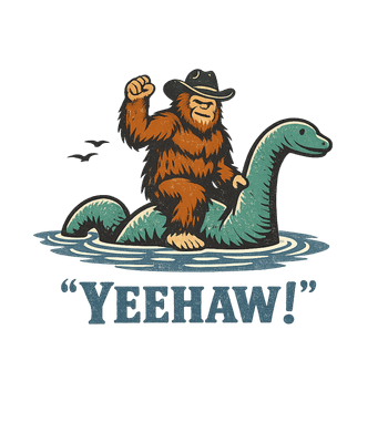 Bigfoot Nessie Yeehaw