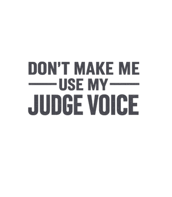 Judge Voice Warning