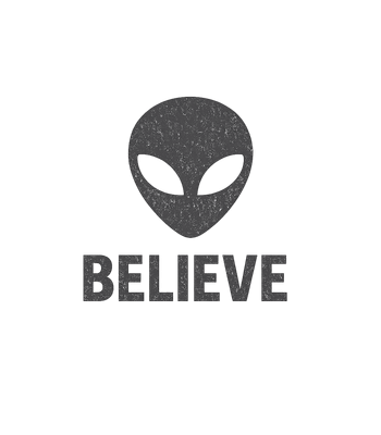 Believe Alien Head