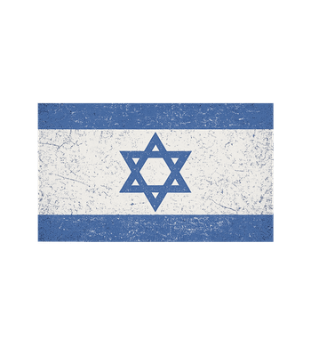 Distressed Israel Flag