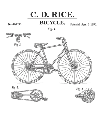 C. D. Rice Bicycle Patent