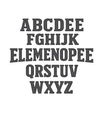 Elemenopee Alphabet Letters