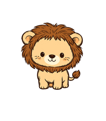 Cute Baby Lion