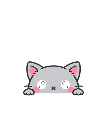 Peeking Cute Cat