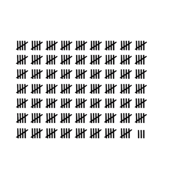 348 Tally Mark Count