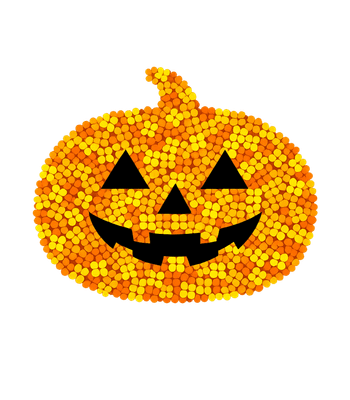 Glowing Jack-o'-Lantern