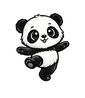Dancing Panda Art