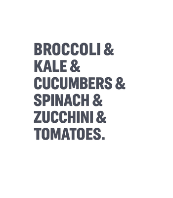 Healthy Veggies List