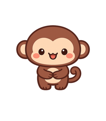 Cute Kawaii Gorilla T-Shirt