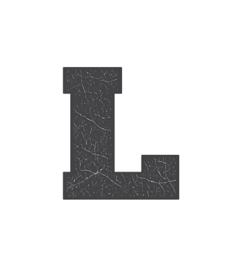 Distressed Letter L