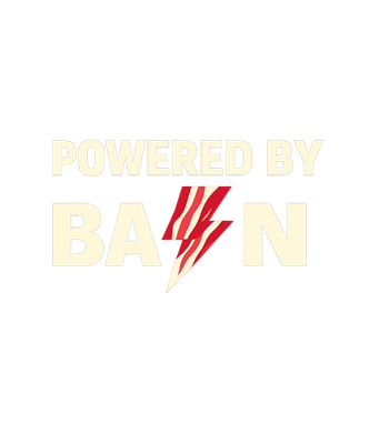 Powered By Bacon Men's T Shirt