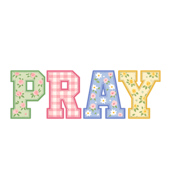 Pray Floral Message