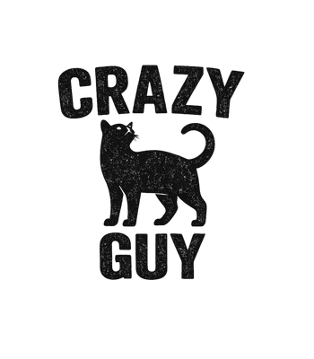 Crazy Guy Cat