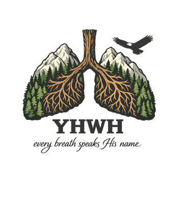 Comfort Colors® YHWH Lungs Christian Shirt, Every Breath Speak His Name, Front And Back Faith Tshirt, Christian Jesus Shirt, Religious Gifts