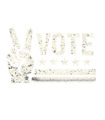 VOTE Peace Sign