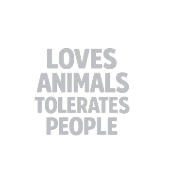 Loves Animals Tolerates People Men's T Shirt
