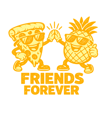 Pizza Pineapple Friends