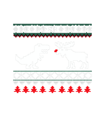 Ugly T-Rex Moose Sweater