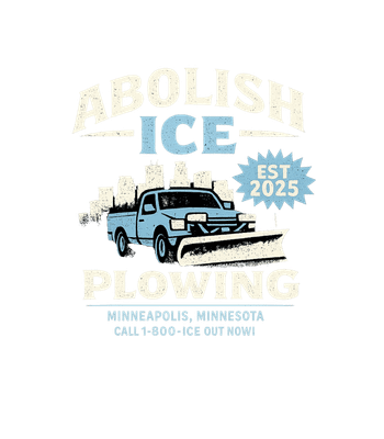 Abolish Ice Plowing Men's T Shirt
