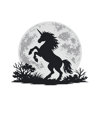 Unicorn Full Moon