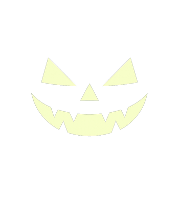 Spooky Jack-O'-Lantern Face