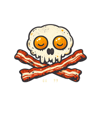 Skull Bacon Eggs