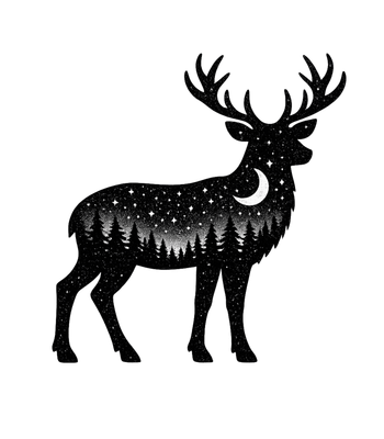 Celestial Forest Deer