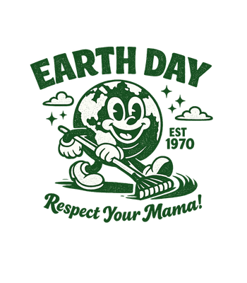 Earth Day Retro Mama