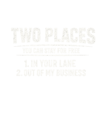 Two Places You Can Stay For Free Men's T Shirt
