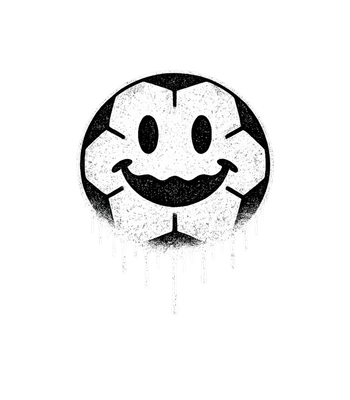 Dripping Soccer Smiley