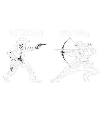 Cowboy Ninja Yeehaw Hee Yaw