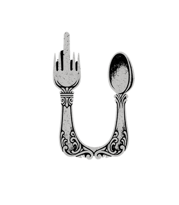 Fork U Utensil Graphic