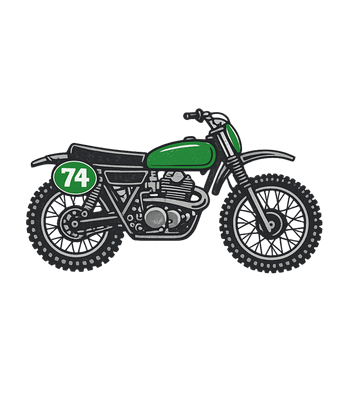 Vintage Dirt Bike 74