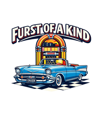 Vintage Chevy Jukebox "Furst Of A Kind" Reworked Sport Mesh Sleeve T-Shirt (1990s)