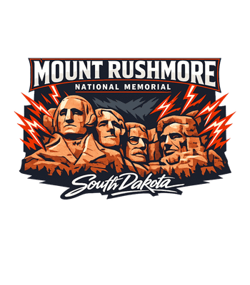 Mount Rushmore South Dakota T-Shirt (2000s)