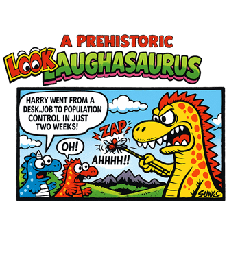 Laughasaurus Control