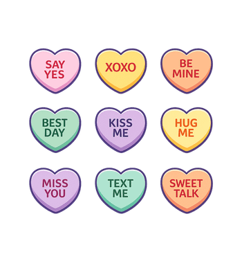 Sweet Talk Candy Hearts