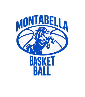 Vintage Montabella Basketball Horse Mascot Single Stitch T-Shirt
