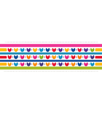 Colorful Hearts Pattern