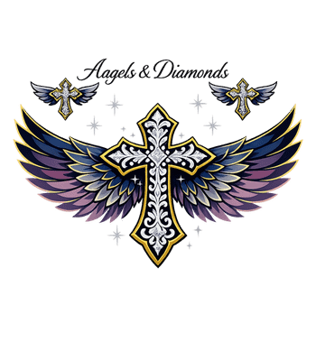 Angels and Diamonds Cross